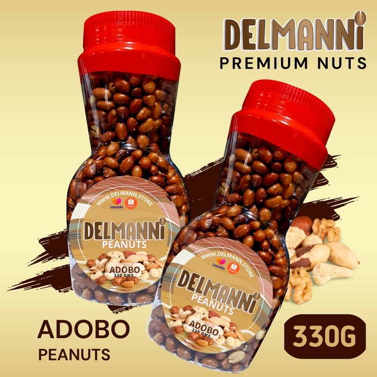 DELMANNi ADOBO NUTS 160g/330g jar Shopee Philippines