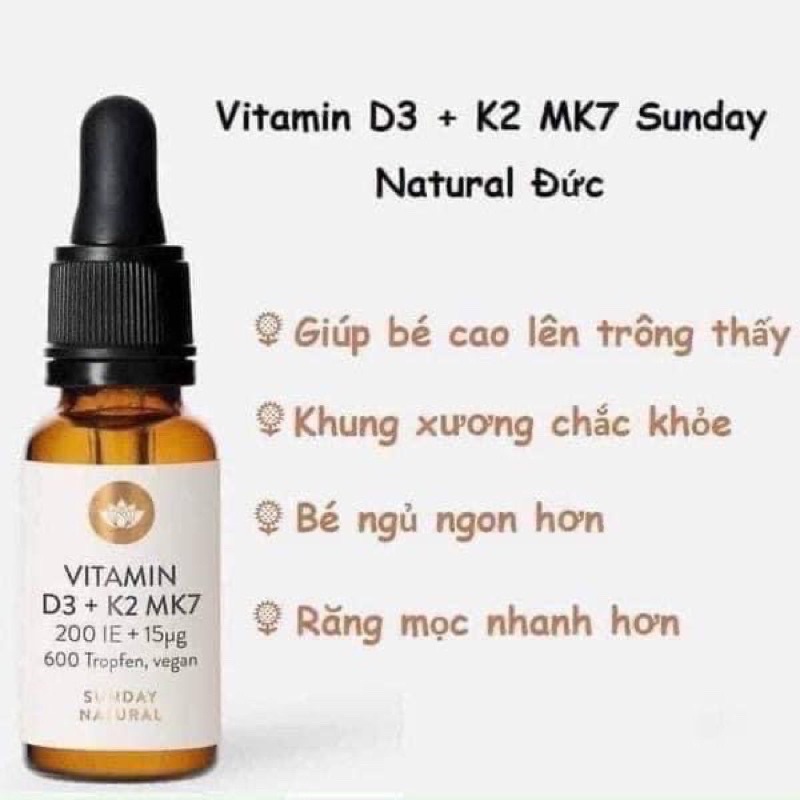 Vitamin D3 K2 Mk7 Duc Usa Australia For Babies From 0 Months To 12