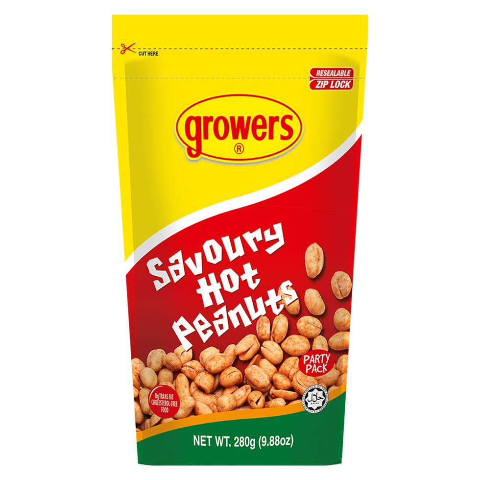 Growers Savoury Hot Peanuts 280g Shopee Philippines
