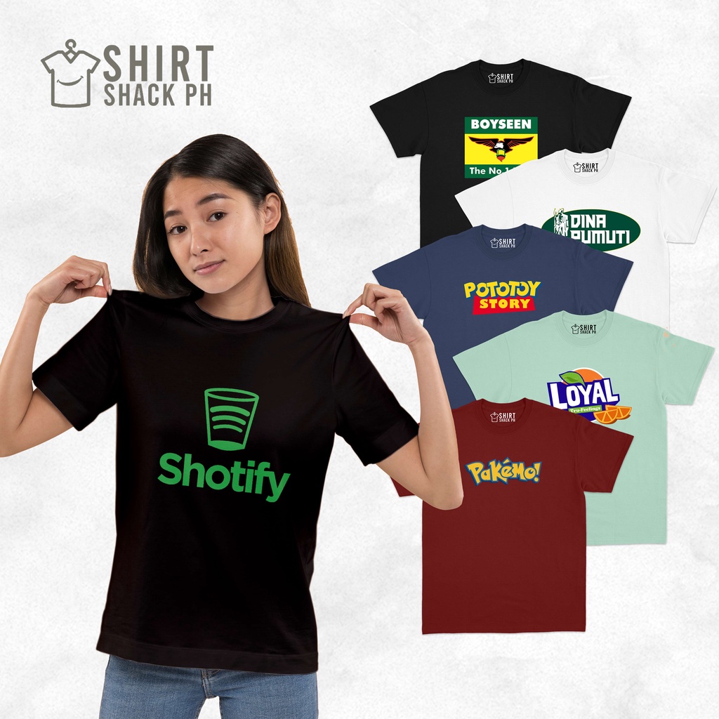 Shirt Shack PH - SHOTIFY Funny Gag Spoof Parody Shirt for Men and Women T Shirt