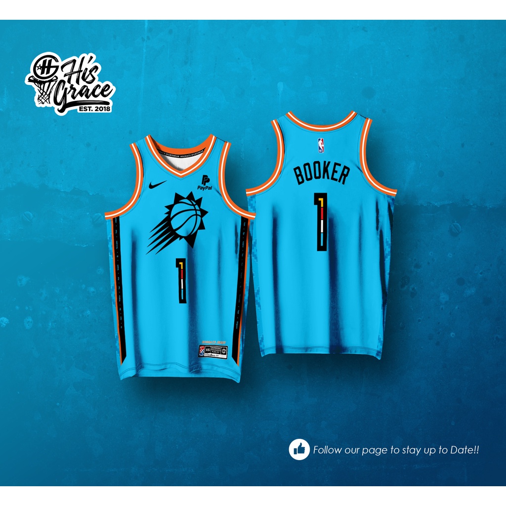 2023 City Edition Phoenix Suns Full Sublimation Hg Jersey Shopee Philippines 1657