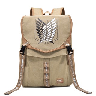 Anime Backpack Attack On Titan,One Piece,Fairy Tail,Demon Slayer,Tokyo Ghoul,My Hero Academia #3