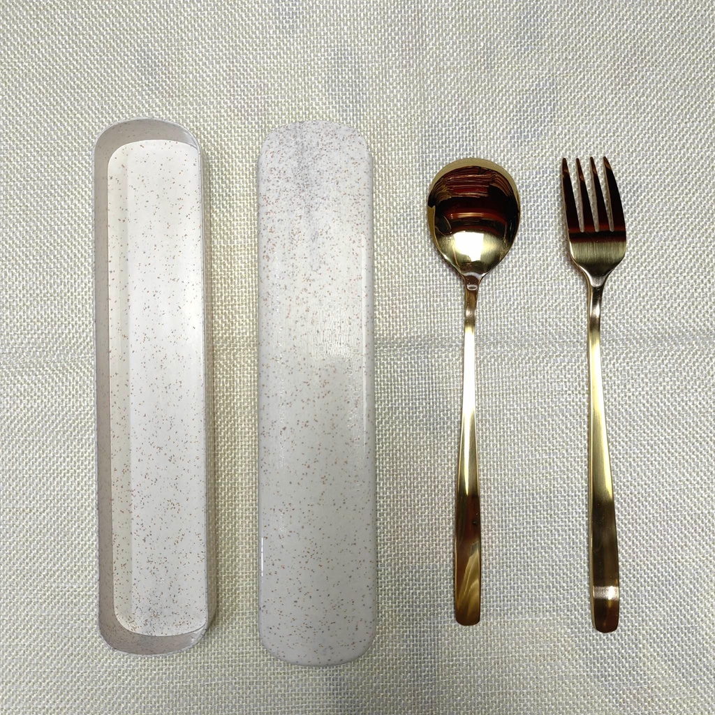 Korean Cutlery Set Korean Style Flatware Stainless Steel Portable