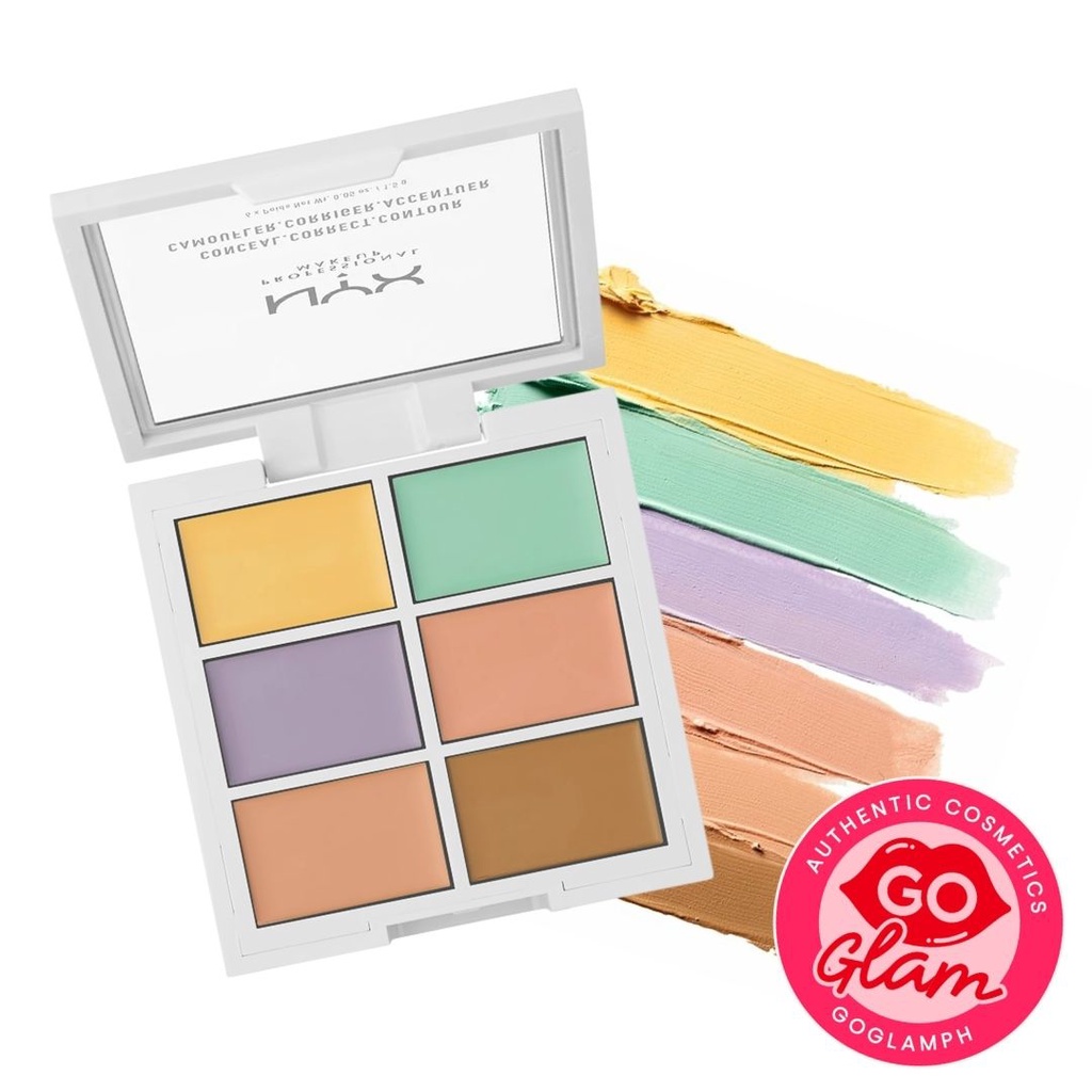 NYX Professional Makeup Color Correcting Palette Authentic Creamy Corrector Concealer Shopee