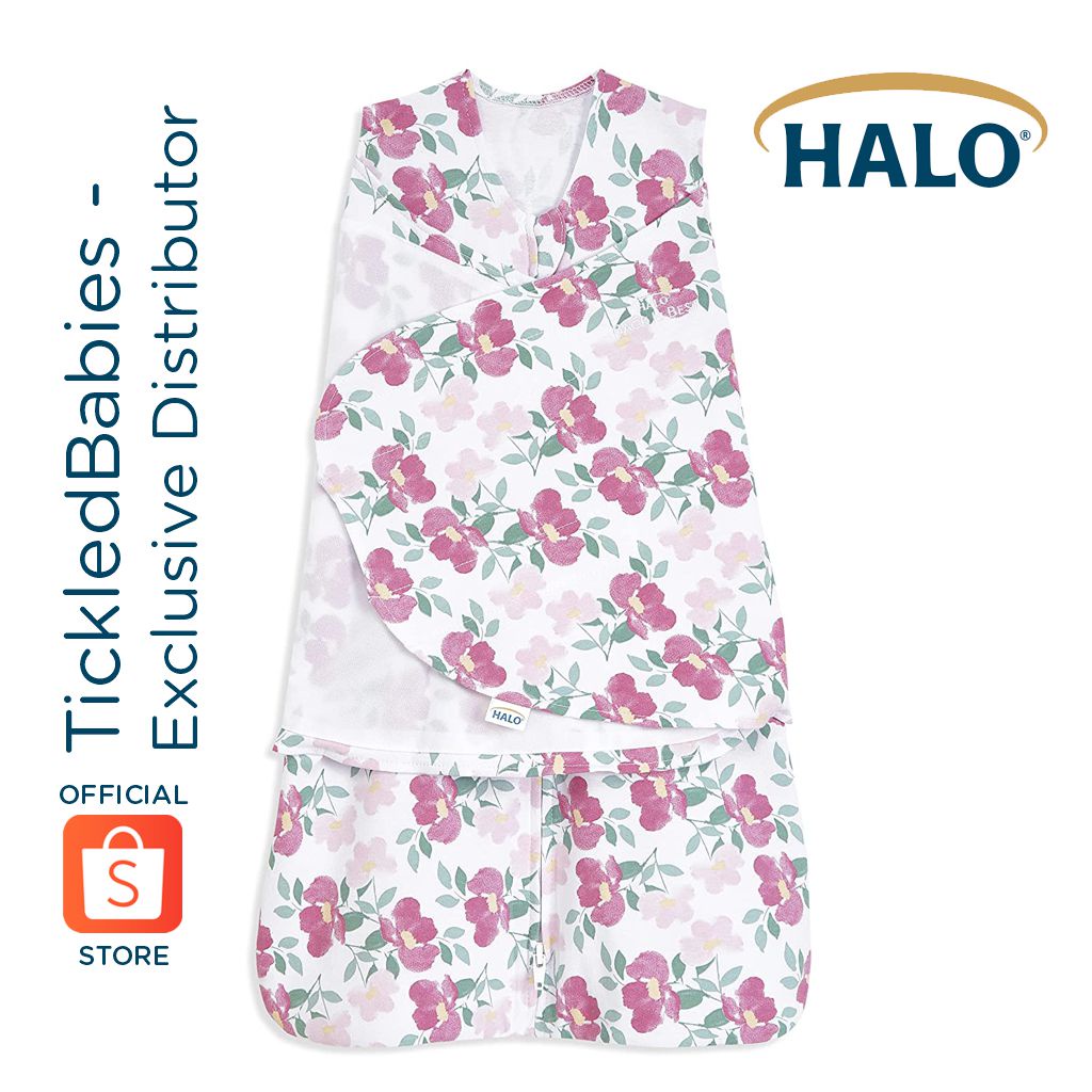 HALO Sleepsack Multiway Swaddle Stems ( safe sleep sack baby infant