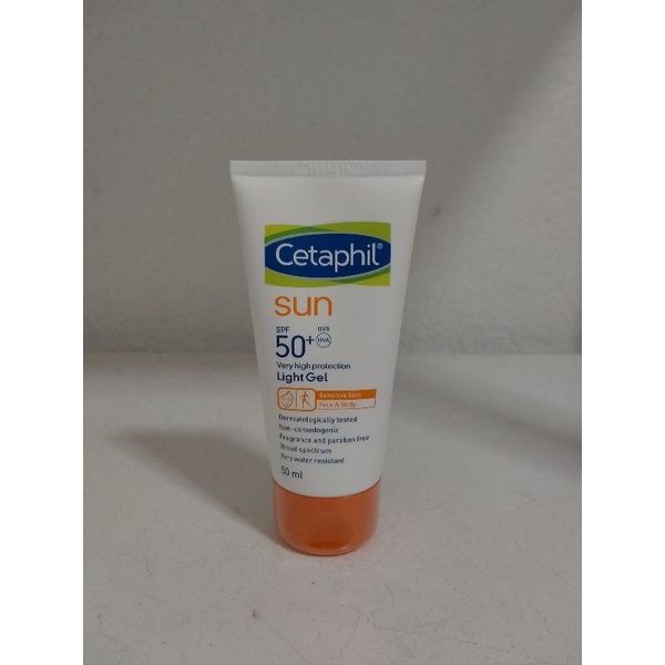 Cetaphil Face SunBlock SPf50 Light Gel 50ml Original Shopee Philippines