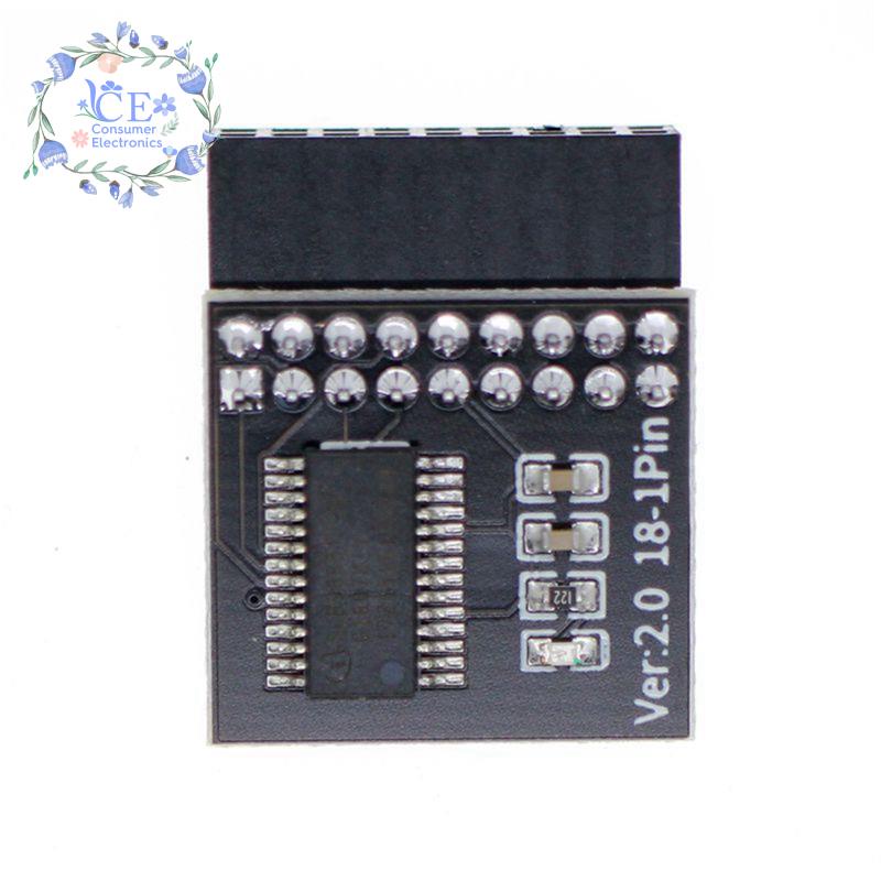 Tpm 20 Encryption Security Module Board Remote Card 18pin Lpc For Asrock Tpm 18pin Security 7943