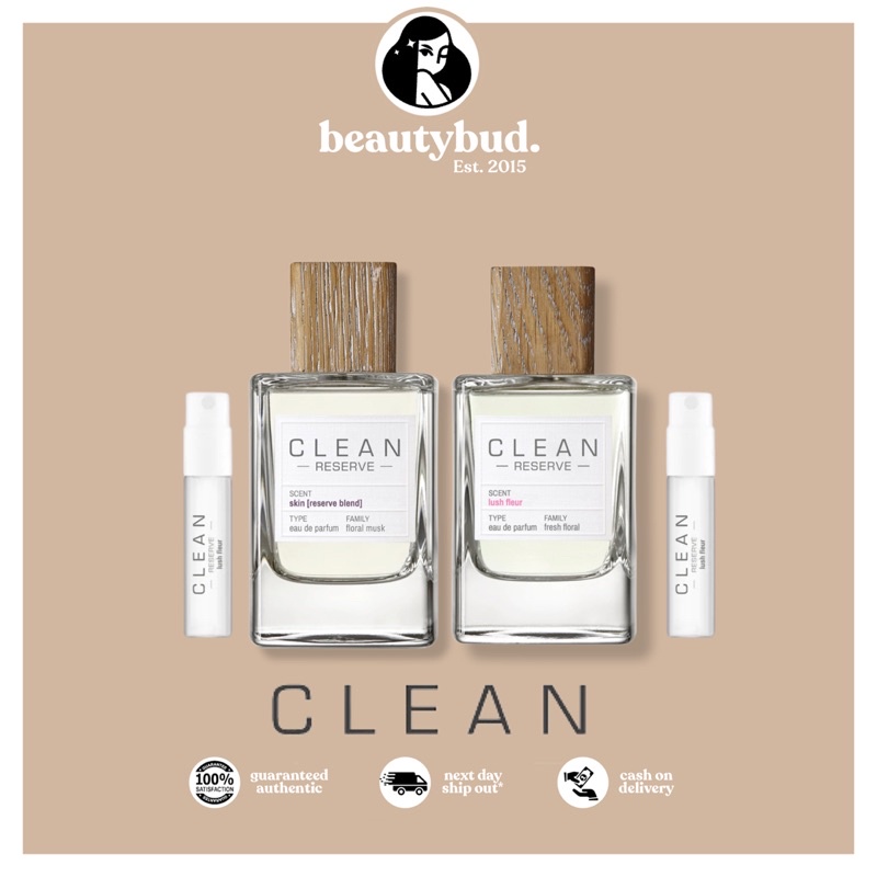 CLEAN RESERVE Perfume Vial 1.5mL (Skin, Lush Fleur) Shopee Philippines