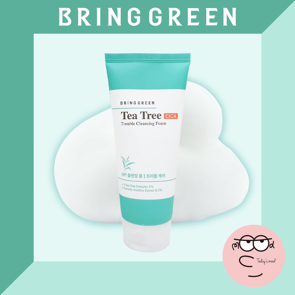[BRING GREEN] Tea Tree Cica Trouble Cleansing Foam 300ml Skincare