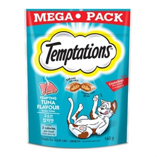 ✱TEMPTATIONS Mega Pack Classic Treats for Cats Tempting Tuna Flavour 160g