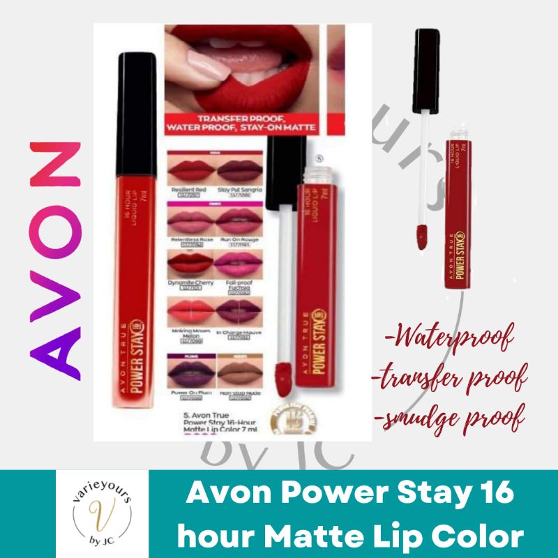 Avon True Power Stay 16hour Matte Lip Color 7ml (LongLasting