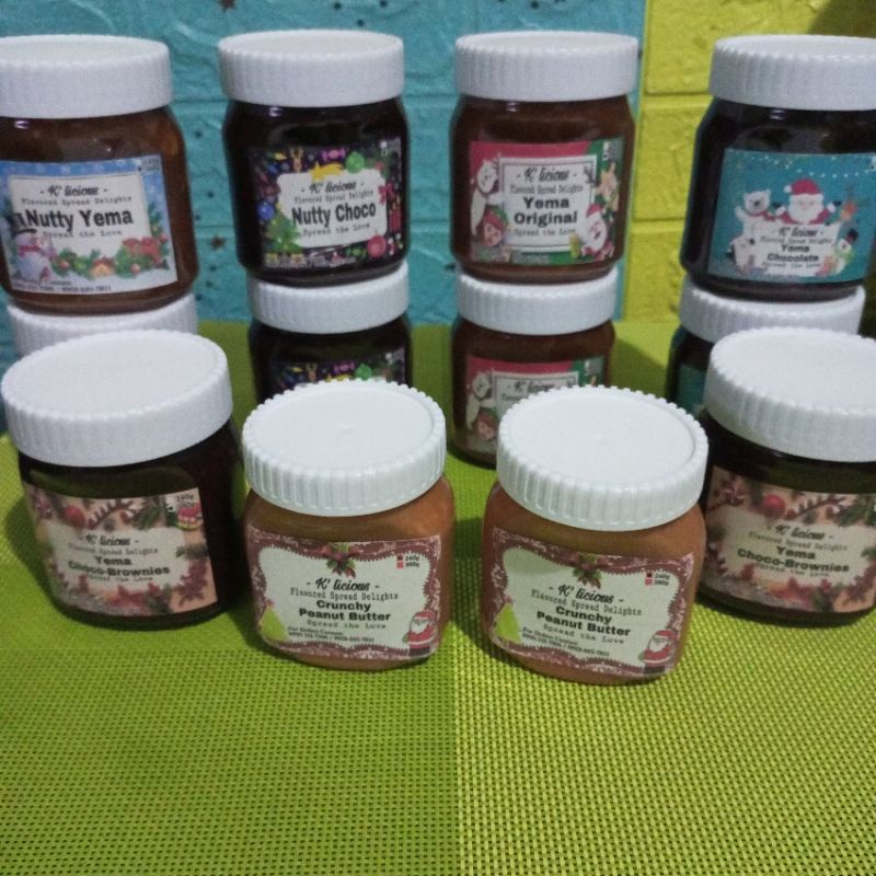 K' licious Flavored Spread Delights Crunchy Peanut Butter 240g