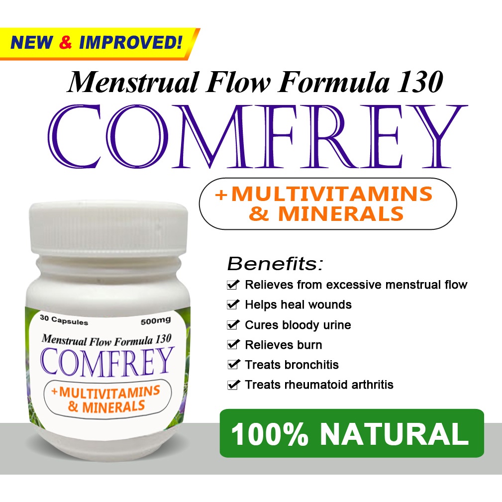 MENSTRUAL FLOW 130 COMFREY CAPSULES (ED) Shopee Philippines