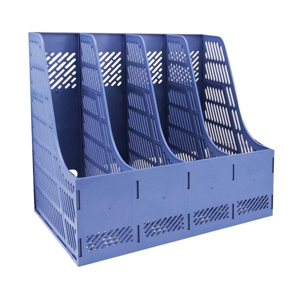 ACB Function Plastic Section Dividers Document File Paper Magazine Rack Holder For Office Home Schoo