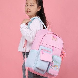 Trolley bag for kids Girls Student High Capacity Rolling school backpack wheeled bag Children Trolley Bag #5