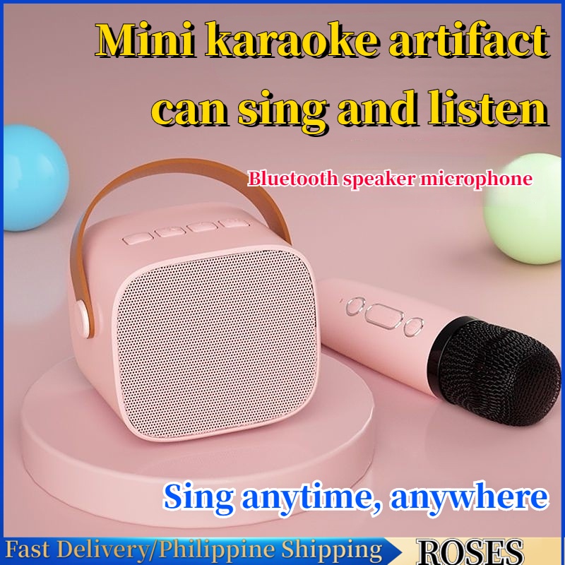 Wireless Bluetooth Portable Speakers With Microphone Microphone K Song