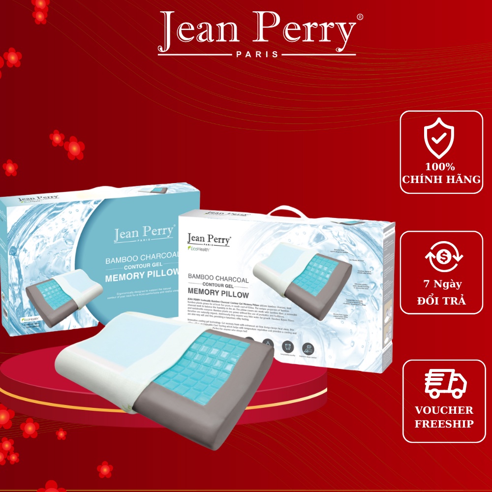 Jean Perry Memory Foam Bamboo Charcoal Gel Contour 40x60x11 / 9 cm