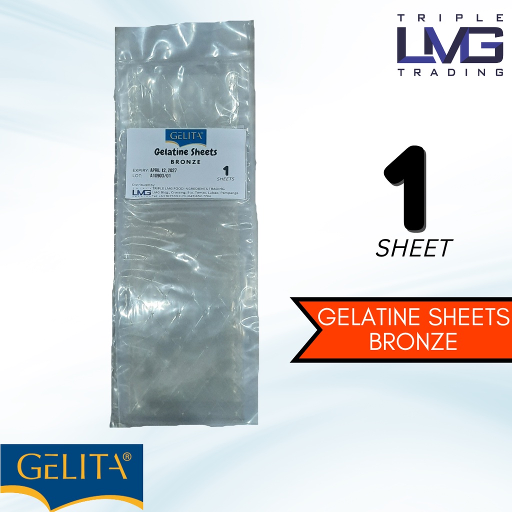 GELITA GELATINE SHEETS BRONZE (1 SHEET) Shopee Philippines