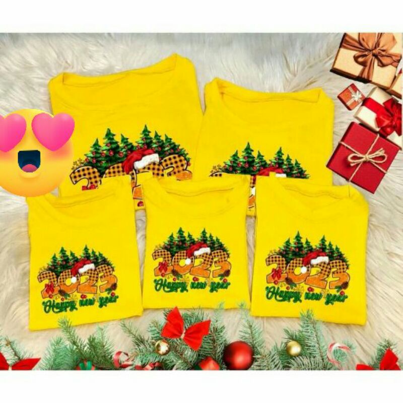 Family New Years Shirt 2023 (Lucky Yellow) Shopee Philippines
