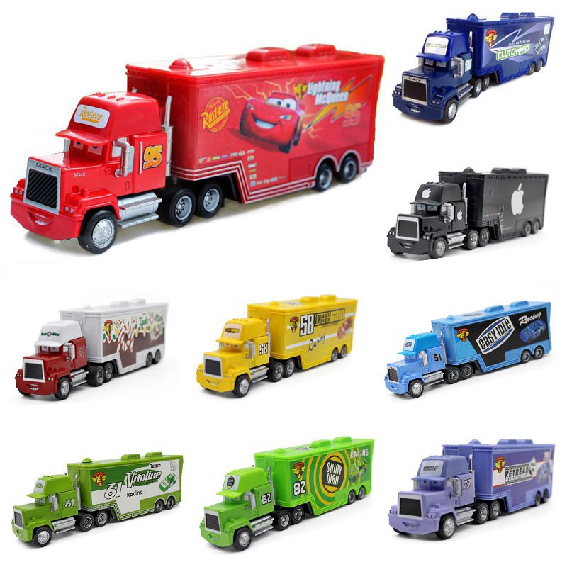 Cars Mack Lightning McQueen King Jackson Storm Racer Truck Car Kids Gift  Toy | Shopee Philippines