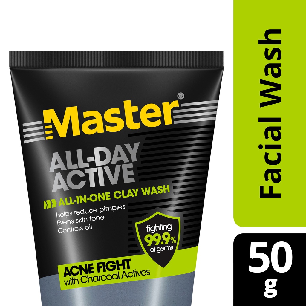 CODln stock▣MASTER All-Day Active Clay Wash Acne Fight 50g