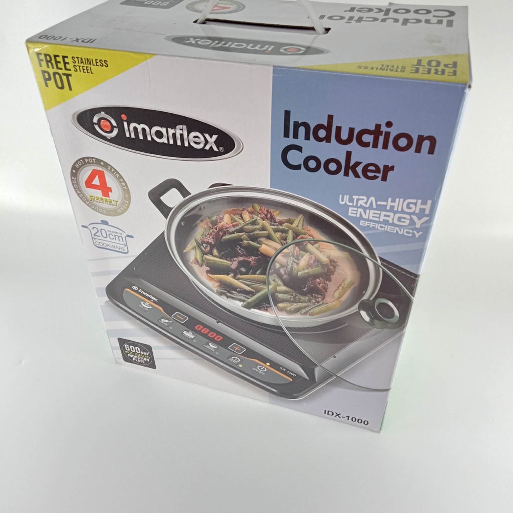 Imarflex Induction Cooker 1800Watts IDX1000 Shopee Philippines