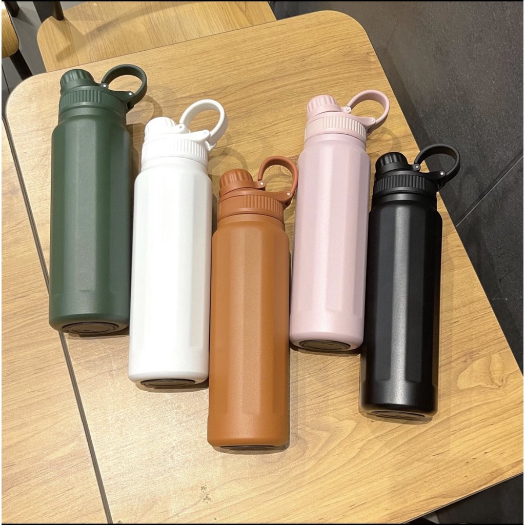 820ml Plain Stainless Steel Thermos Student Outdoor Portable Vacuum
