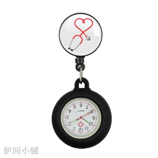 ◙10pcs/Lot Stethoscope Icon Heart Love Retractable Hospital Medical Nurse Doctor Hang Clips Pocket #3