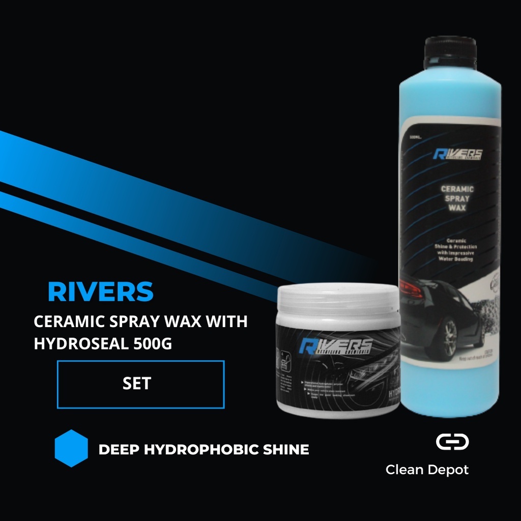 Rivers Hydro Seal 500g With Ceramic Spray Wax 500ml 