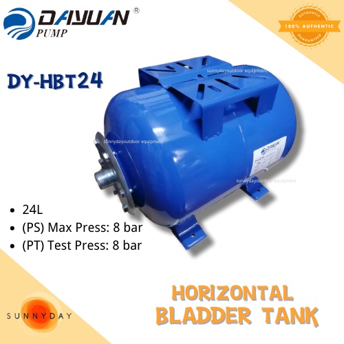 Dayuan Horizontal Bladder Tank 24Liters (DYHBT19) heavy duty Shopee