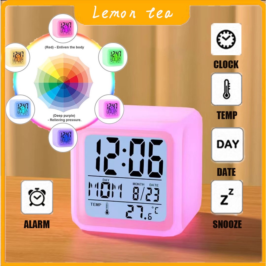 2-7-led-7-color-changing-digital-clock-display-table-alarm-clock