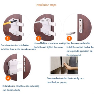 □Double Magnetic Touch Press Catch Latch Push to Open Cabinet & Door Latch/Catch Closures for Furn #7
