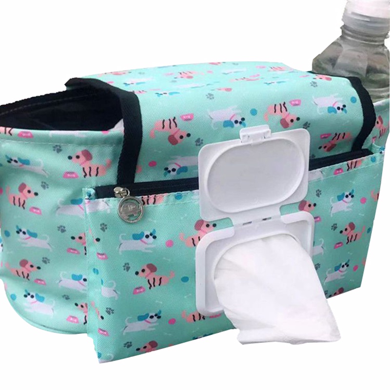 ┅Diaper bag Cartoon Baby Stroller Bag Organizer Bag Nappy Diaper Bags Carriage Buggy Pram Cart Bask