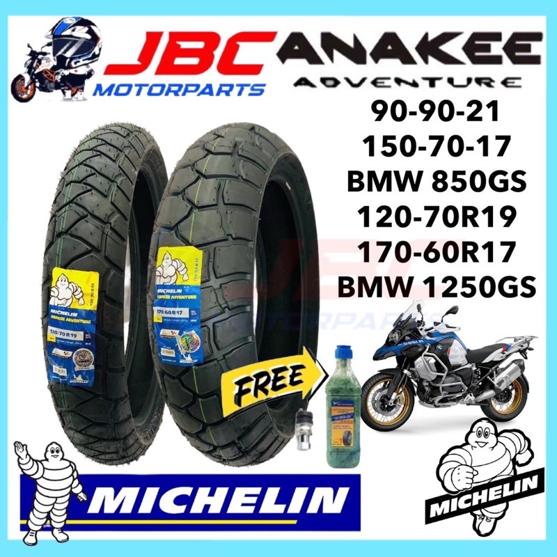 Michelin Motorcycle Tire Gulong Anakee Adventure Free Tire Sealant and