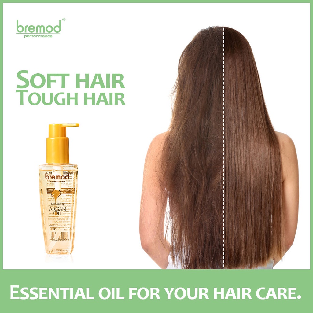 Bremod hair serum Vitamin E Argan Oil Serum good for Dry, Frizzy, Newly  rebonding hair 100ml BR-H031 | Shopee Philippines