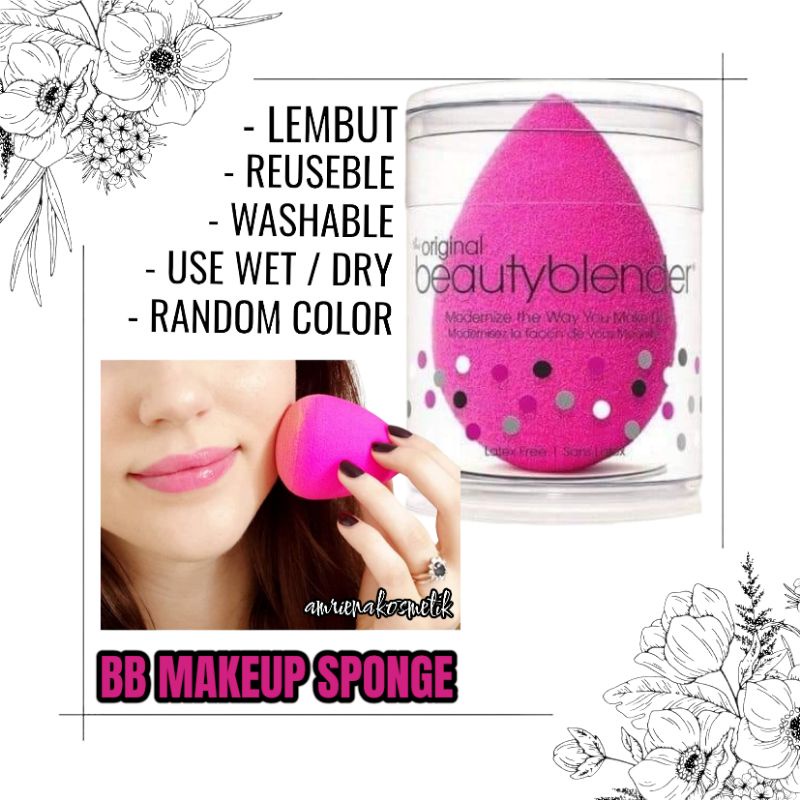 Span Mekap BB Make Up Sponge Beauty Blending Foundation