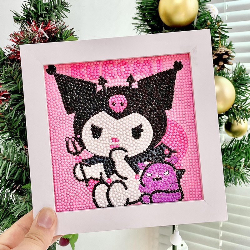 Sanrio Diamond Sticking Painting Kawaii Kuromi DIY Diamond Painting