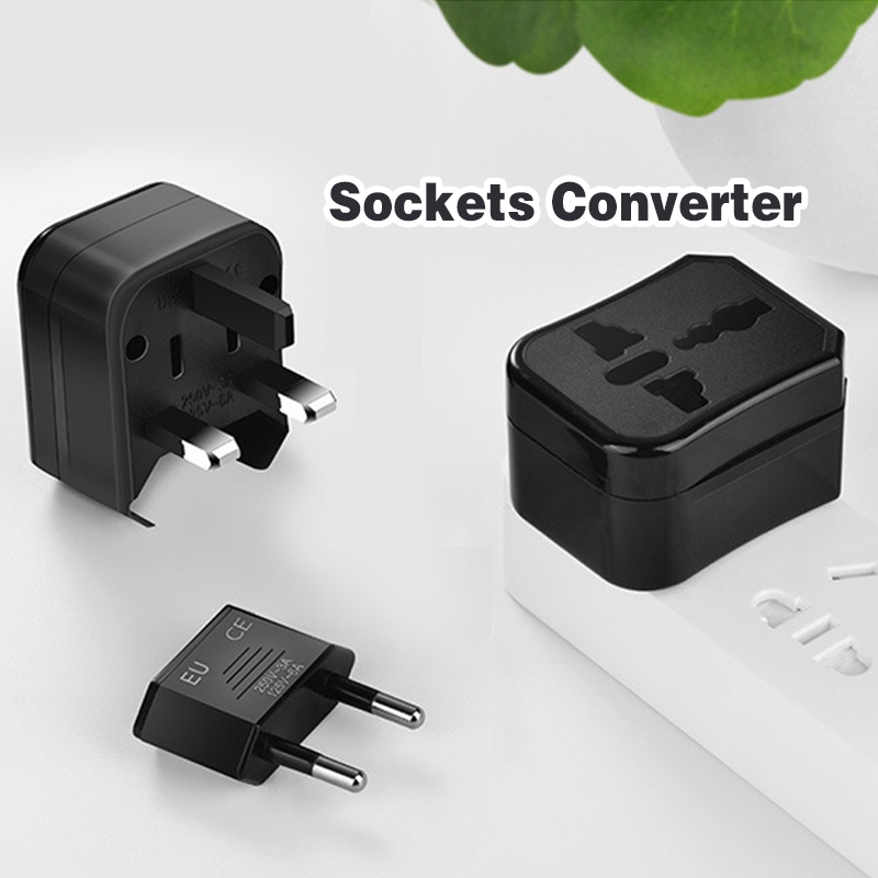 3 In 1 Travel Adapter Socket Global Travel Conversion Sockets US/AU/EU ...