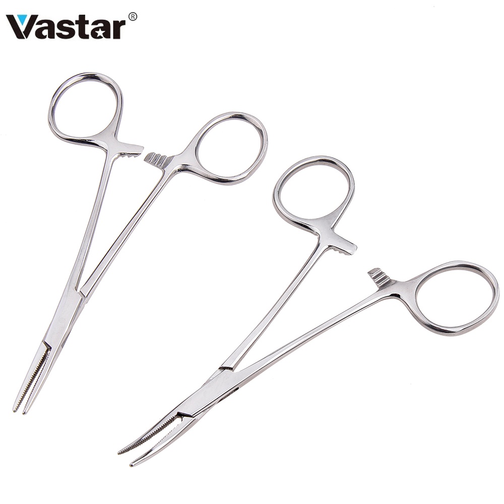 Hand Tool 12.5 18cm Hemostatic Forceps Pet Hair Clamp Fishing Locking ...