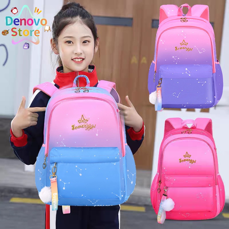 Schoolbag Backpack Cute Waterproof Girl Kids Bagpack Studen Comfortable Large capacity School Bag