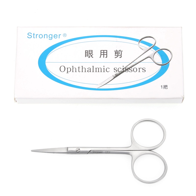 Ophthalmology Blunt Scissors Round Tip Scissors Blunt Tip 10cm Nasal