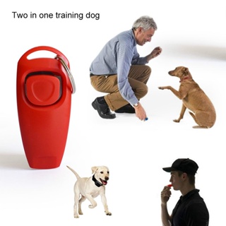 Hot sale Hot Sale!Combo Dog Clicker & Whistle   Training,Pet Trainer Click Puppy With Guide,With