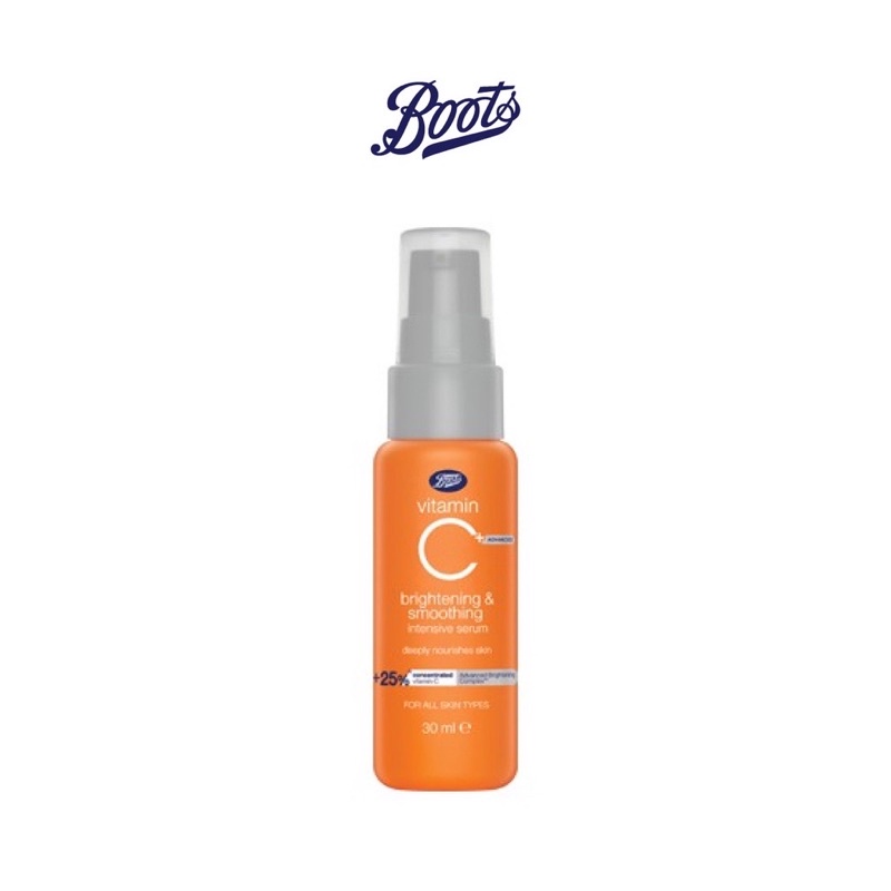 BOOTS VITAMIN C Advance Brightening & Smoothing Intensive Serum 30 Ml