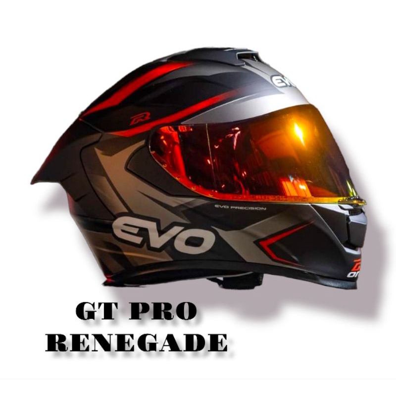 Evo Gt Pro Renegade Helmet Original full face dual visor Shopee Philippines