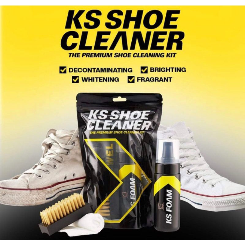 KS SHOE CLEANER SET ORIGINAL FOR SNEAKERS SANDALS ALL IN ONE SHOE