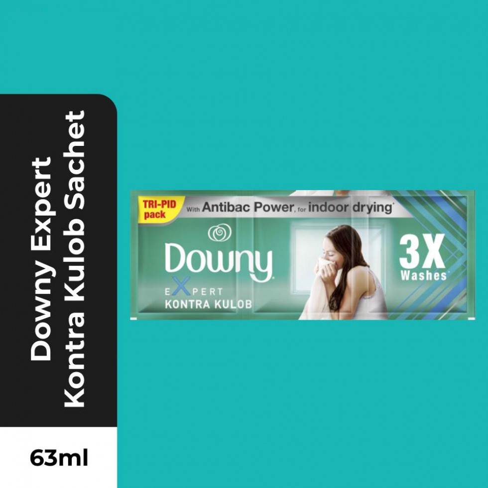Downy Fabric Conditioner Kontra Kulob Tripid Pack Sachet 63ml 6s