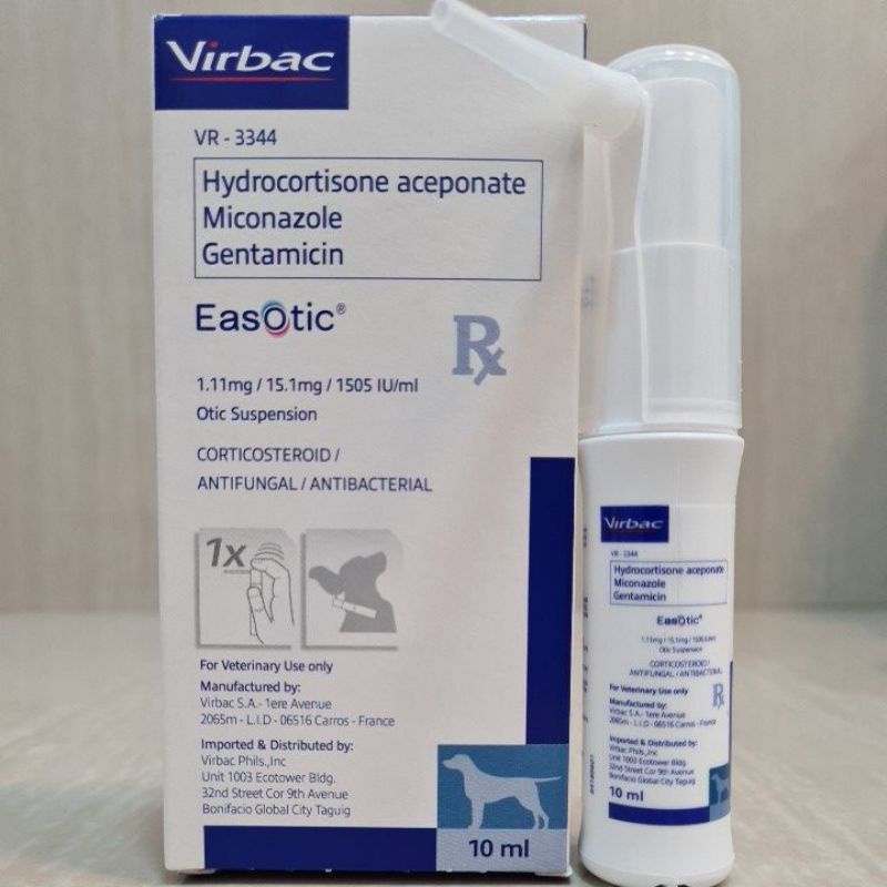 Easotic Virbac Ear Drops Dogs 10mL Shopee Philippines