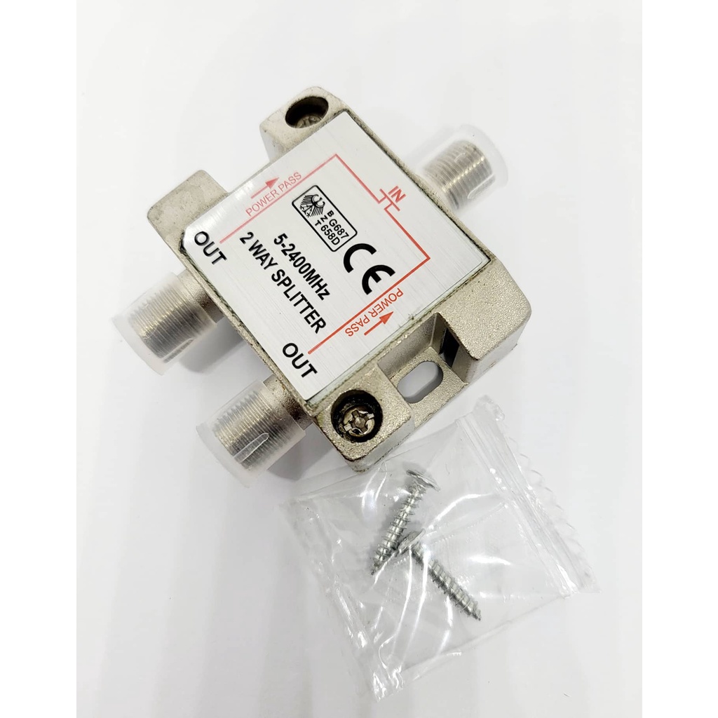 Antel Satellite Receiver splitter 2way 5002400MHz Shopee Philippines