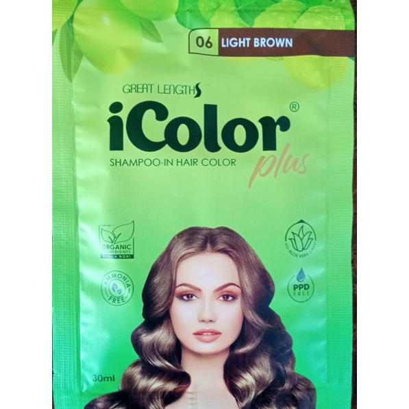 iColor ShampooIn Hair Color Light Brown Shopee Philippines