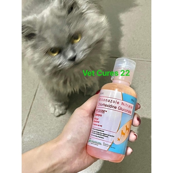 MYCOCIDE SHAMPOO 150ml FOR PETS antifungal,Antibacterial ,Medicated